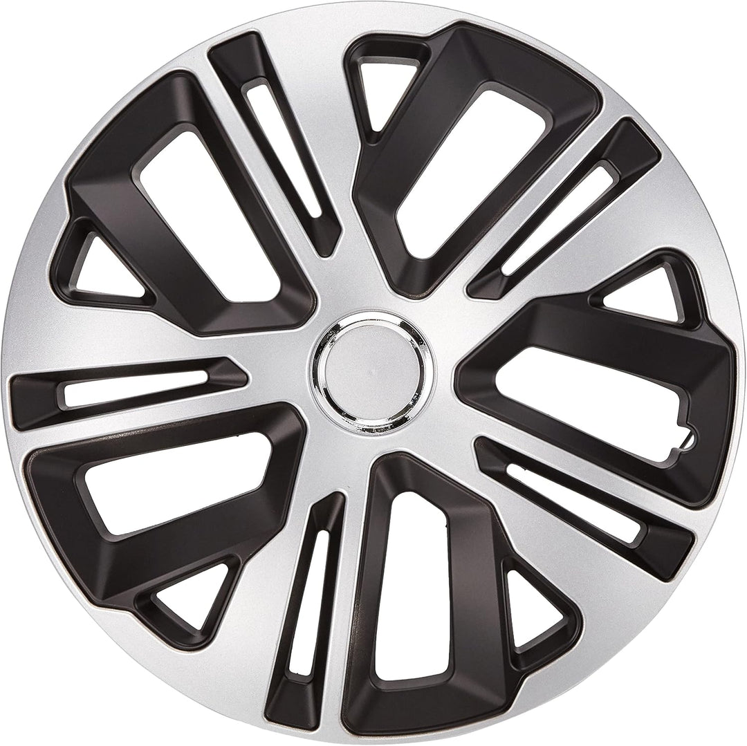 Cora Alulook Raven Mix 41445 Radzierblenden, 15 Zoll, 4 Stück im Set, 15 Zoll