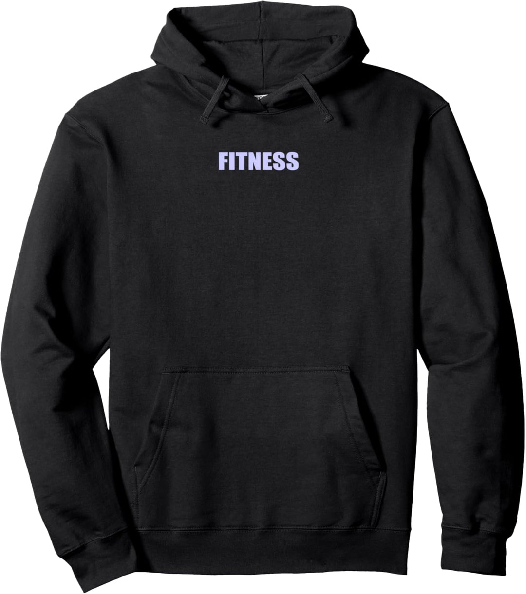 Fitness schlicht modern Lavendel Gym Workout Lila Schrift Pullover Hoodie