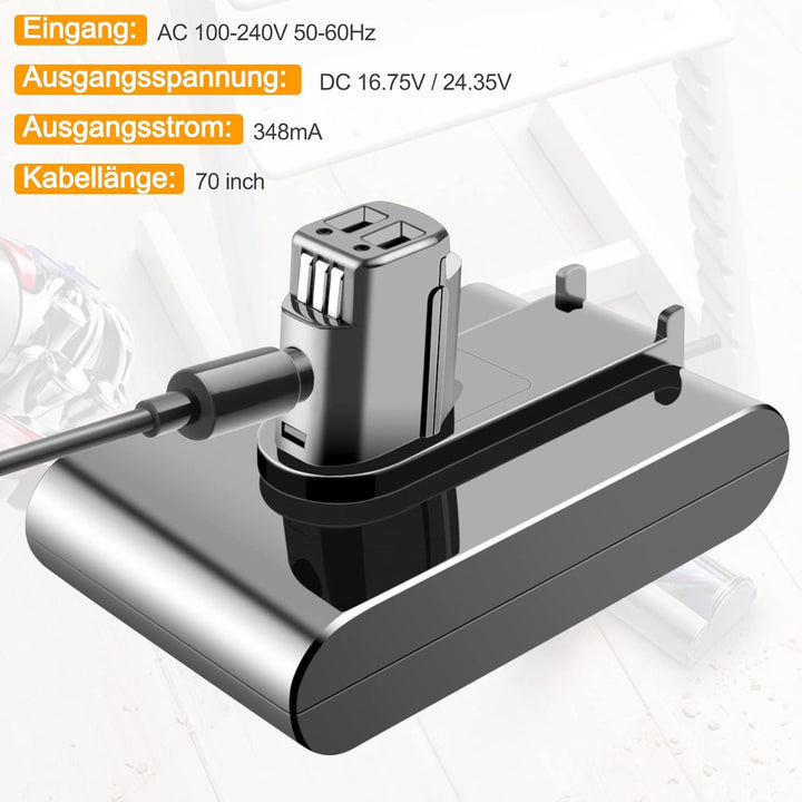 ADVTRONICS Ersatz Ladegerät Kompatibel mit DC30 DC31 DC34 DC35 DC44 DC45 DC56 DC57 Ladegerät, 16,75V