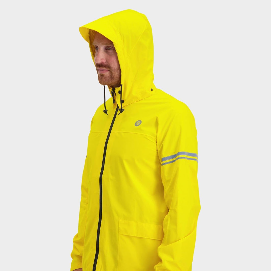 AGU Original Regenjacke Essential - Gelb - XL - Damen & Herren - Wasserdicht & Atmungsaktiv, yellow