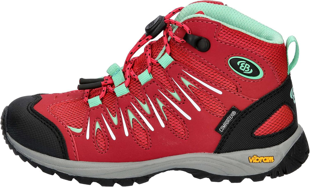 Brütting Mädchen Expedition Kids High Cross-Laufschuh 28 EU Pink Mintgrün Weiss, 28 EU Pink Mintgrün