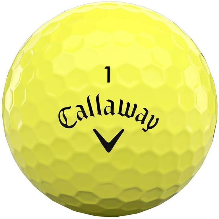 Callaway Golf Supersoft 2021 Golf Balls, Gelb