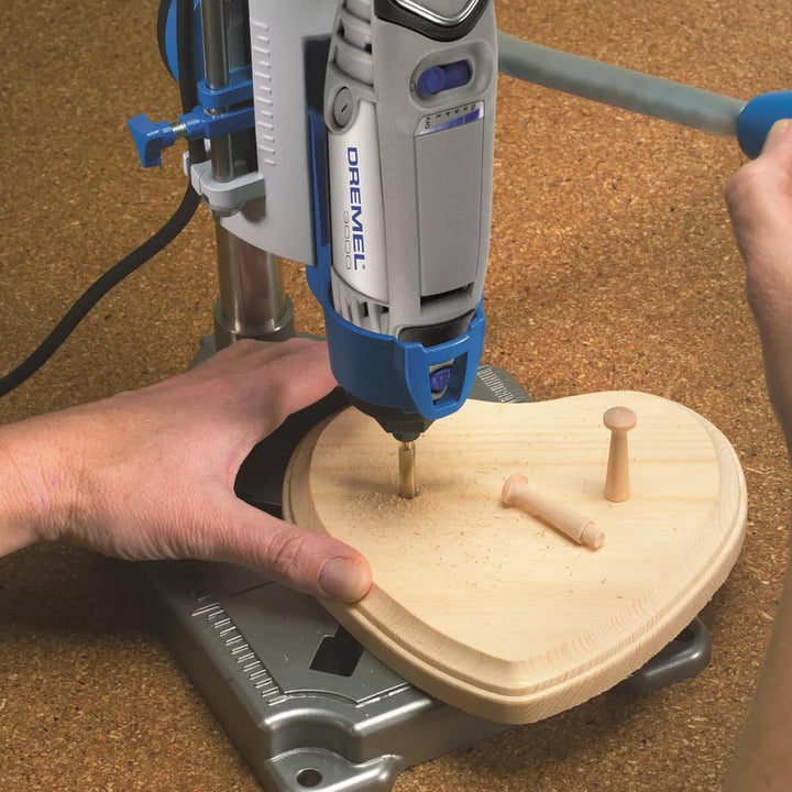 Dremel 220 Bohr- und Werkzeugständer (für Stationäre Arbeiten. Vertikal oder im Winkel Bohren, Einst
