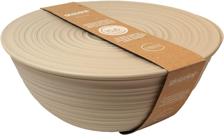 Guzzini - Tierra, Behälter XL mit Deckel - Lehm, Ø 30xh13 cm | 5000cc - 17500179 XL Braun, XL Braun