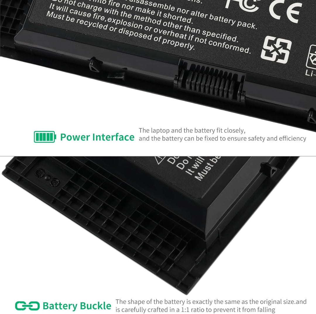 KingSener FV993 Laptop Akku Batterie für Dell Precision M6600 M6700 M6800 M4800 M4600 M4700 FJJ4W PG