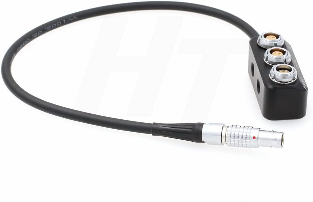 HangTon Power Splitter Kabelbox 0B 3 Pin Stecker auf 2 x 0B 2-polig 1 x Fischer RS 3 Pin Buchse