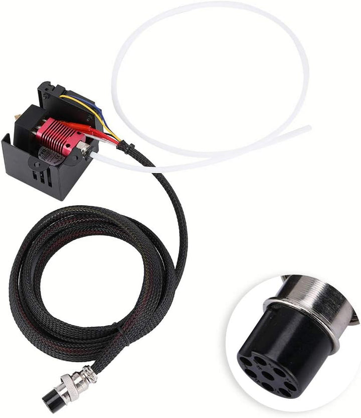 ASHATA 3D Drucker MK8 Extruder Kit, Edelstahl J-Kopf MK8 Extruder Hot End+Sprühdüsen Kit,Geeignet fü