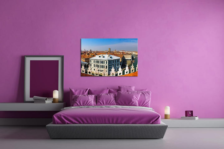 deyoli Skyline von Venedig Format: 60x40 als Leinwandbild, Motiv fertig gerahmt auf Echtholzrahmen,