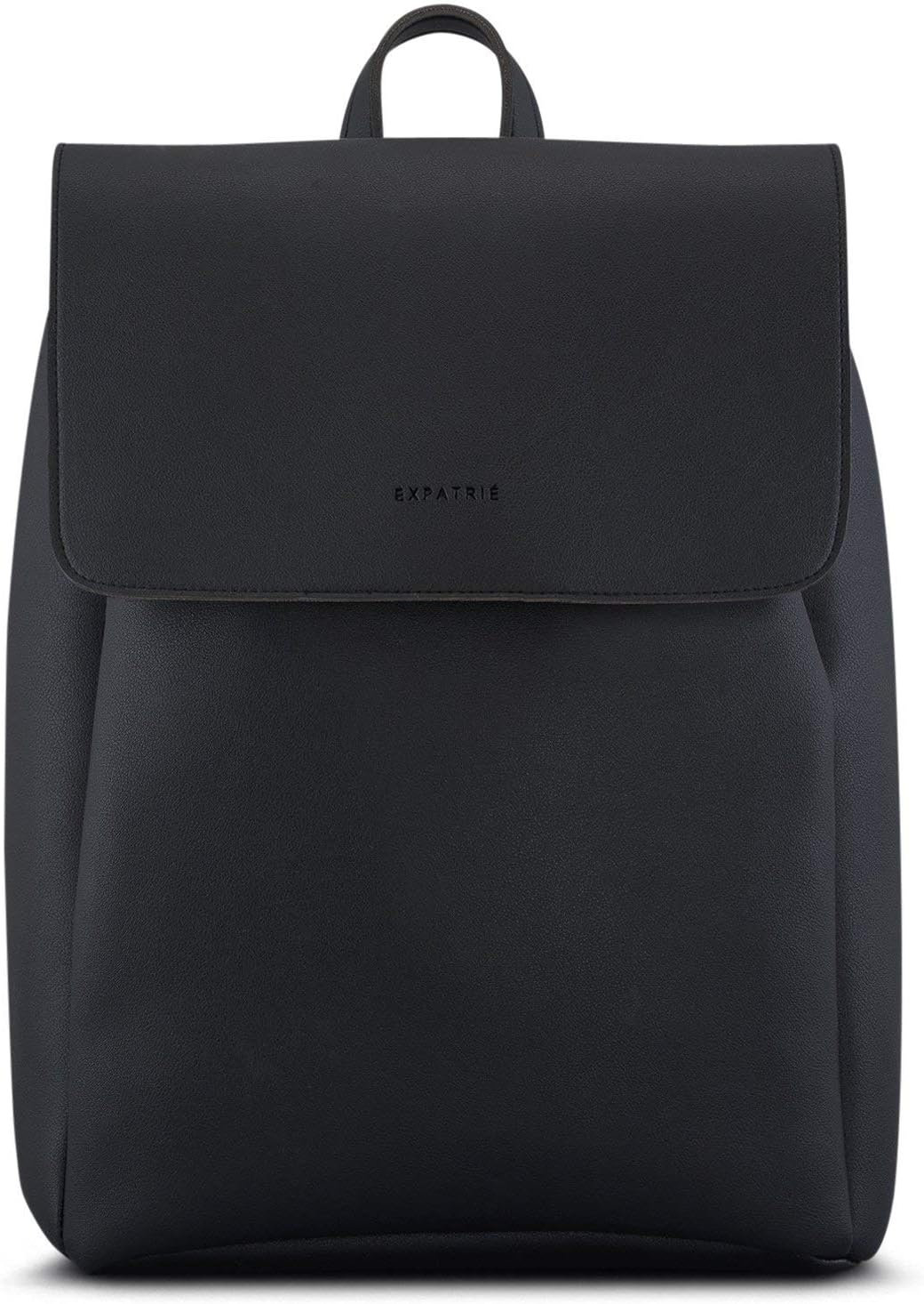 Expatrié Rucksack Damen Elegant Schwarz - Noelle - Moderner Lederrucksack Für City, Business, Uni -