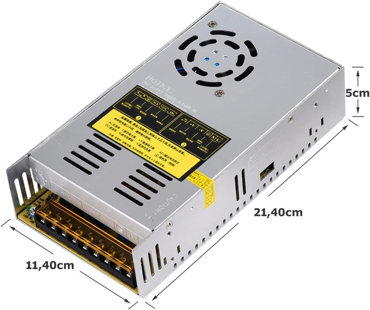 D85CS 480W Schalternetzteil 220V-240V AC auf DC Netzteil 24Volt Transformator Industriell Adapter Ei