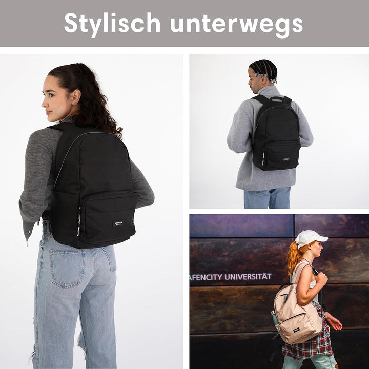 LARKSON Schulrucksack Mädchen & Jungen Teenager - No 3 - Rucksack Damen & Herren für Schule - 16" La