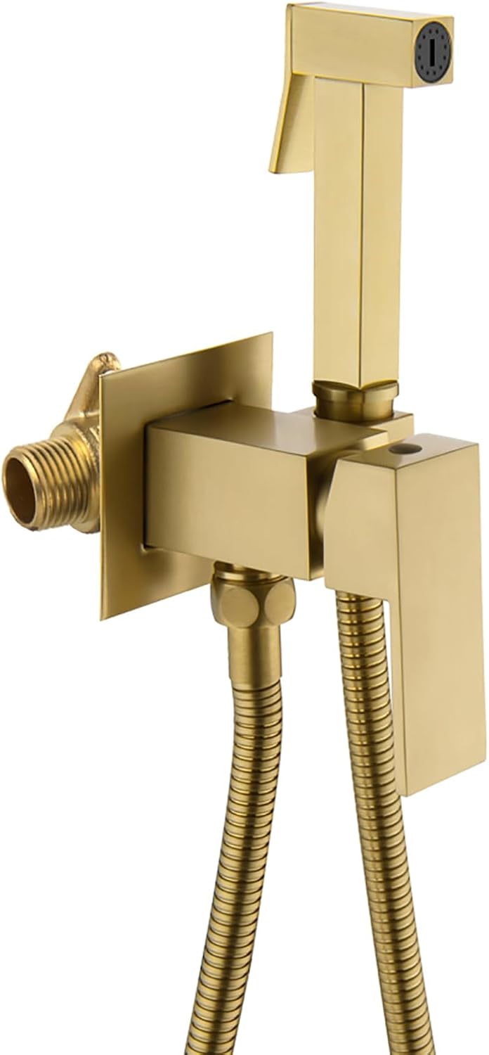 ESOP Bidet Handbrause Toilette Gebürstetes Gold Messing Bidet Handbrause Sprayer für Bidet Armaturen