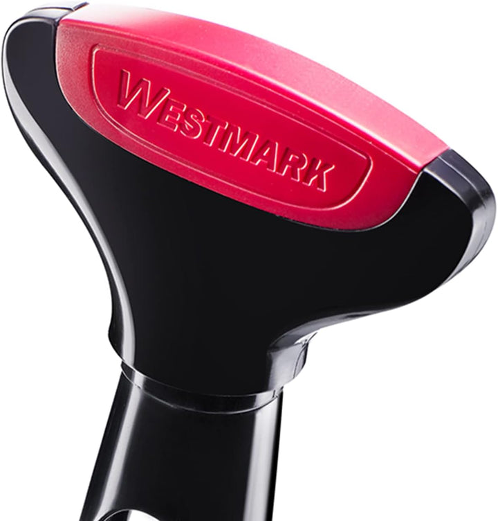 Westmark Korkenzieher, Wendel mit Seele, Kunststoff/Stahl, Bardolino, Schwarz/Rot, 62272270, Bardoli