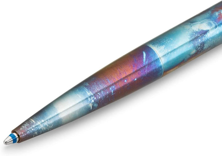 Kaweco Kugelschreiber LILIPUT Fireblue I Exklusiver Kuli für Standard D1 Minen inklusive Retro Metal