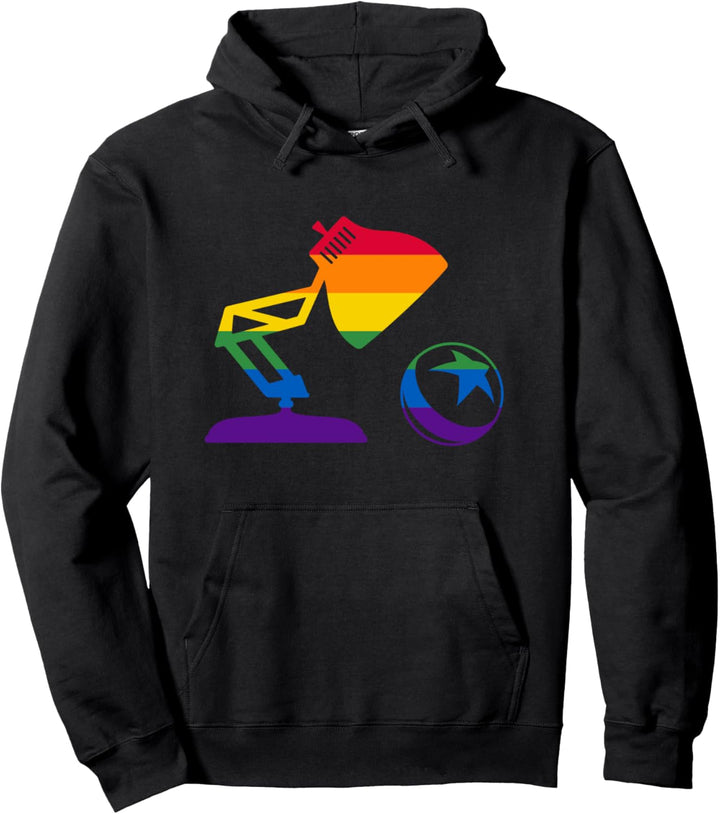 Pixar Ball and Luxo Jr. Rainbow Collection Pullover Hoodie