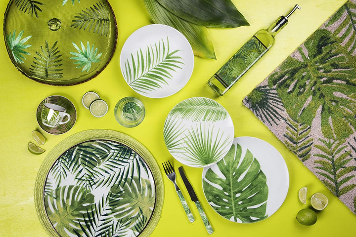 Excelsa Foliage Besteck-Set, 24-teilig, Edelstahl 18/0, Foliage