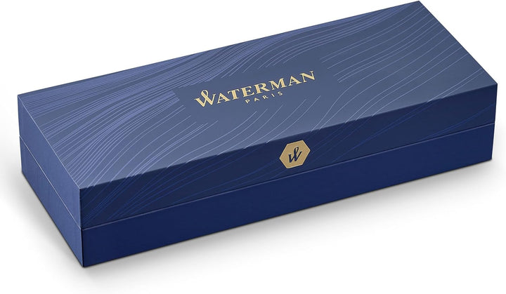 Waterman Carène Black Sea Füller | hochglänzend Schwarz mit Palladiumzierteilen | Füllfederhalter mi