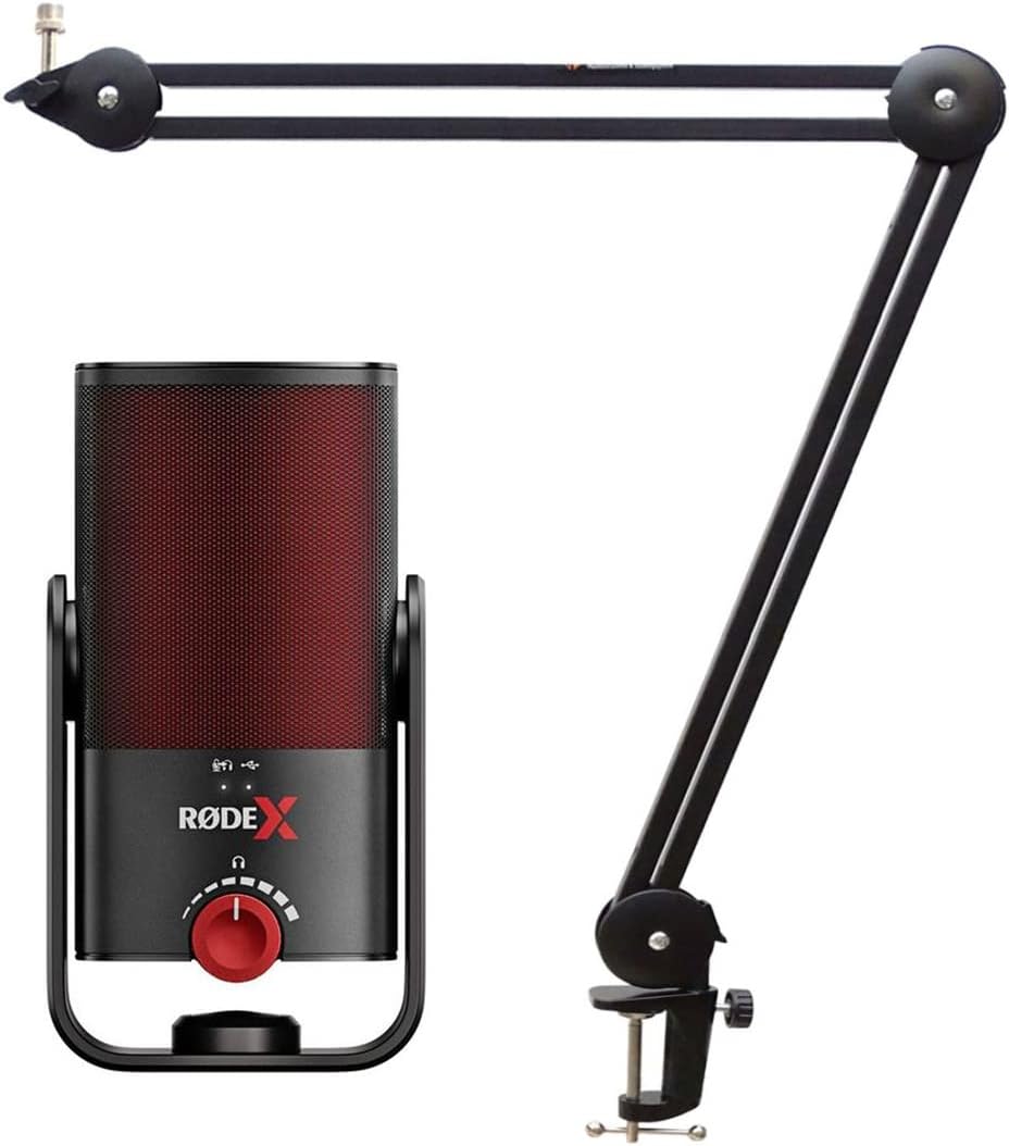 Rode X XCM-50 USB-Kondensatormikrofon + keepdrum MS138 Gelenkarm-Stativ