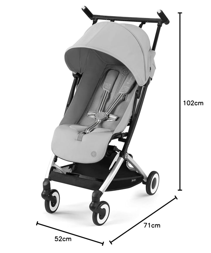CYBEX Gold Kinderwagen Libelle mit One-Pull Harness, Von ca. 6 Monaten bis ca. 4 Jahre (max. 22 kg),