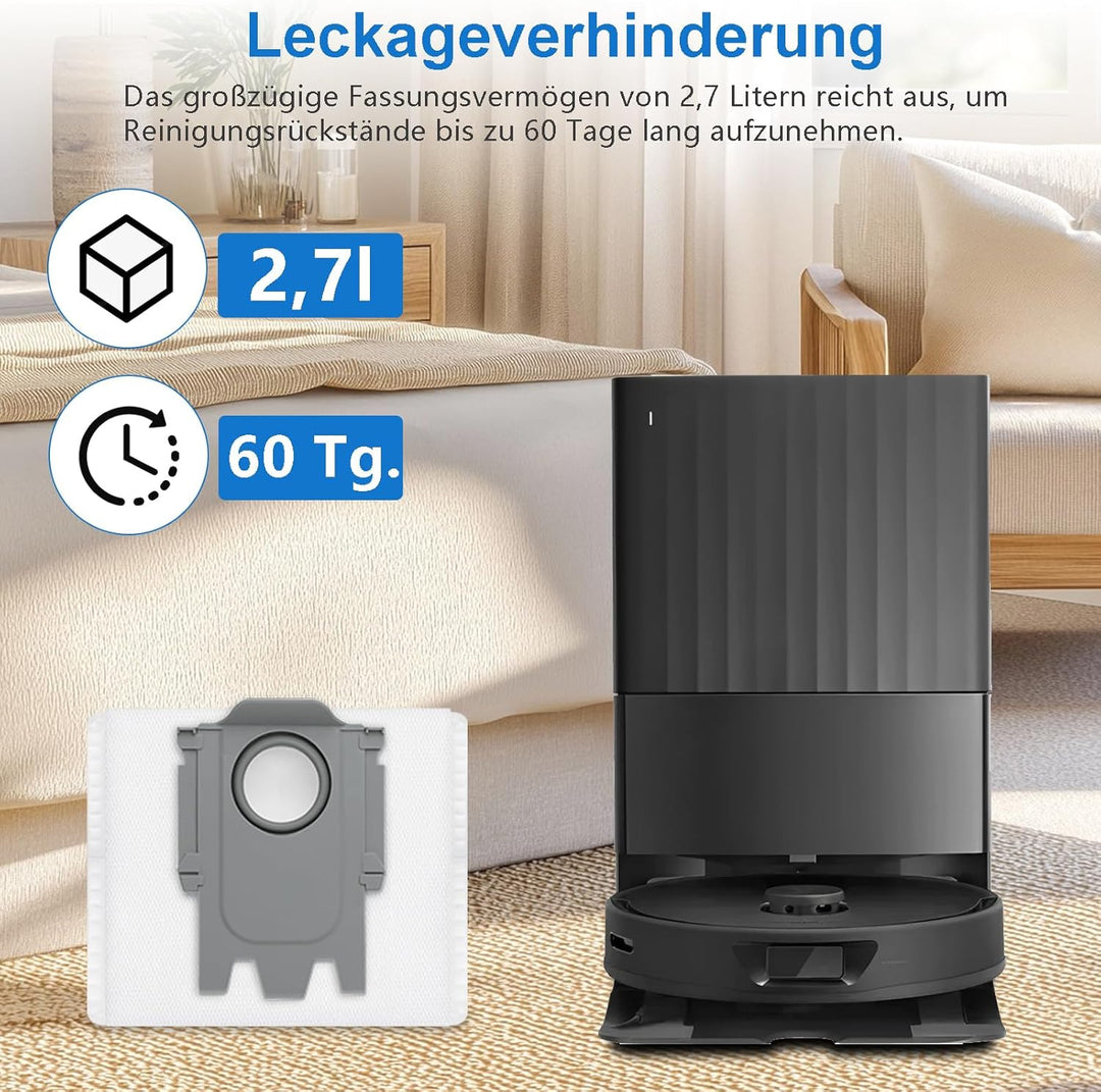 14 Stück Staubbeutel Ersatz für Roborock Q Revo/Qrevo Pro/Qrevo MaxV/Qrevo S/Qrevo master / S8 MaxV