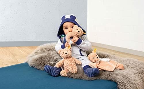 Steiff Kuscheltier Jimmy Teddybär Greifling mit Rassel, Süsses Stofftier, Jungen, Mädchen & Babys ab