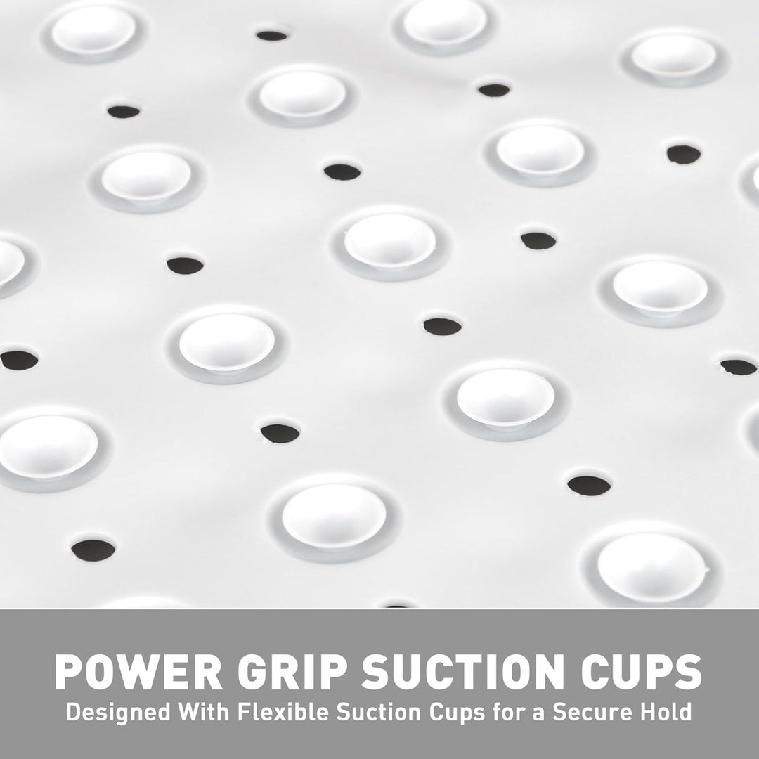 Walant Duschmatte rutschfest 70x70 cm,Badewannenmatte mit Saugnäpfen,BPA-frei PVC Bath Mat, Schimmel