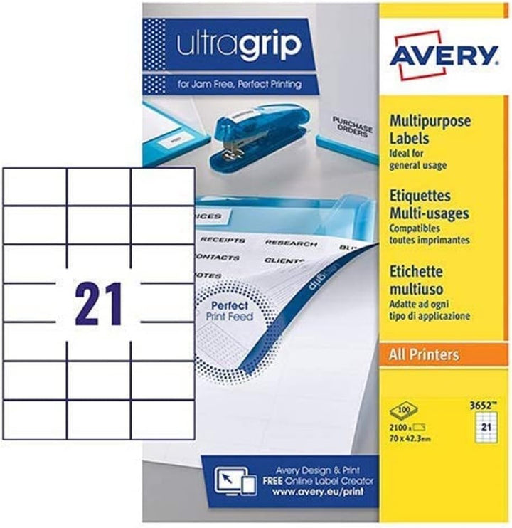 Avery 3652 Universal-Etikette (A4)