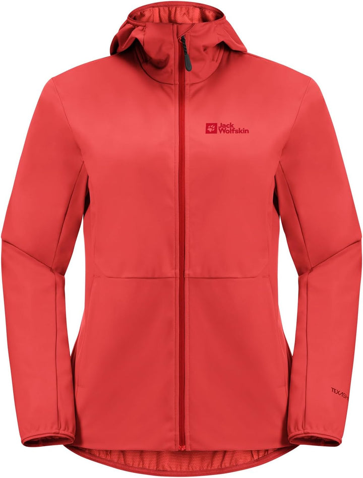Jack Wolfskin Damen Funktionsjacken XS vibrant red, XS vibrant red