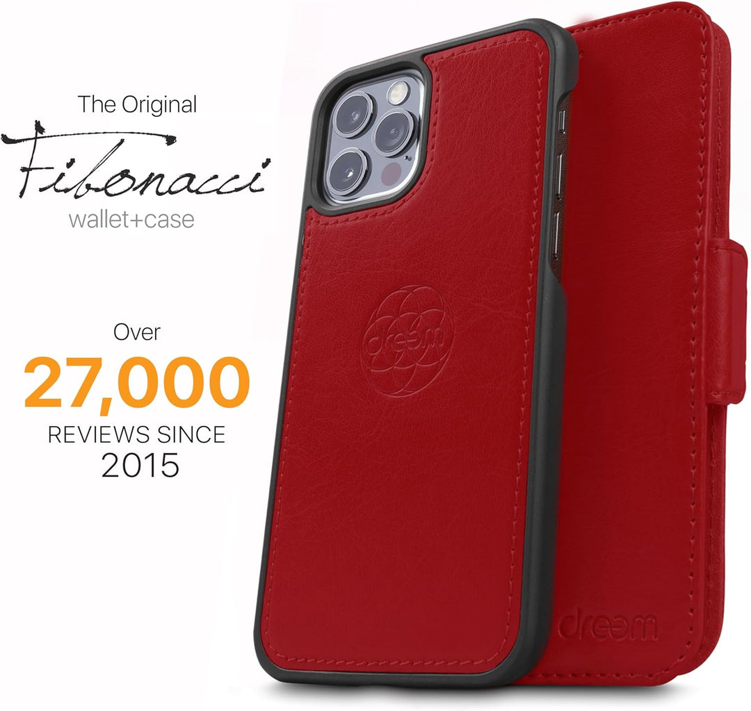 Dreem Fibonacci 2in1 Handyhülle Flipcase für iPhone 12 & 12 Pro | Magnetisches iPhone Case | TPU Etu
