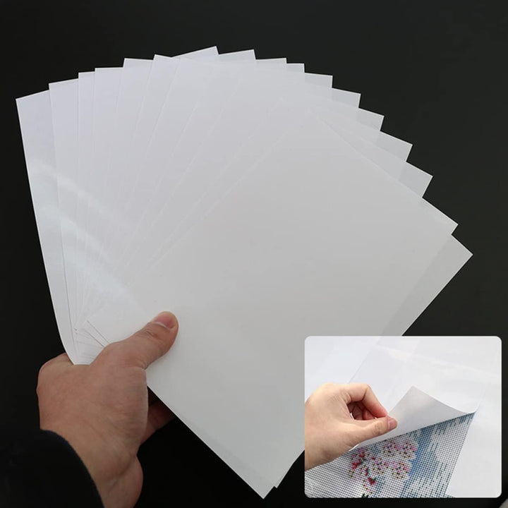 Ciieeo Malutensilien 50 Blatt Diamant-malerei-aufkleber Doppelseitiges Trennpapier Werkzeuge Zum Mal
