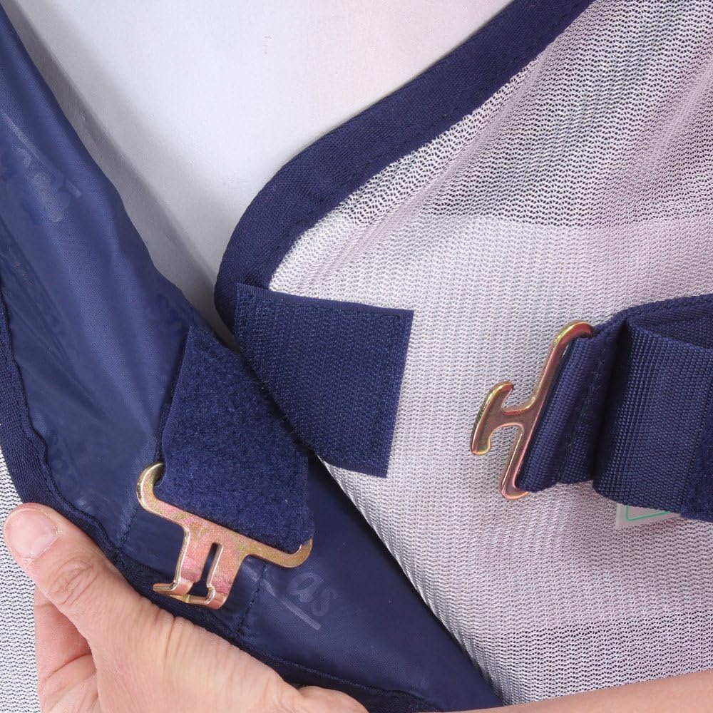 Bucas Freedom Fliegendecke Full Neck silvergrey 120cm, silvergrey 120cm