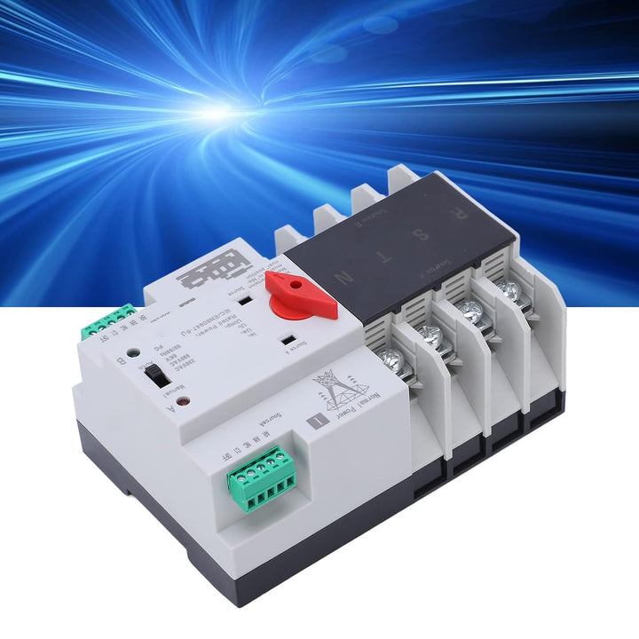 4P Dual Power Automatic Transfer Switch Unterbrechungsfreier Transferschalter AC230V(100A), 100A