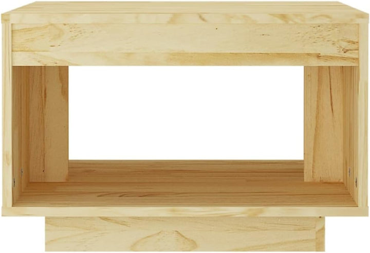 FIRBNUS 50x50x33,5 cm Beistelltisch Holz Wohnzimmer Tisch fĂŒr Couch Quadratischer Wohnzimmertisch Mo