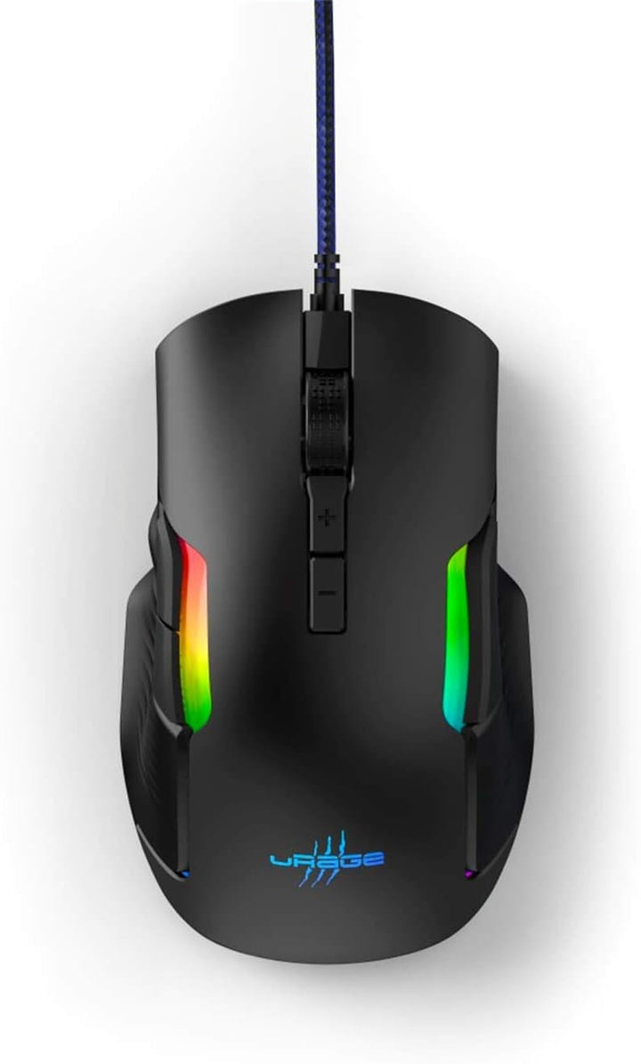 Hama Reaper 600 USB-Maus (optisch, 32000 DPI), Schwarz