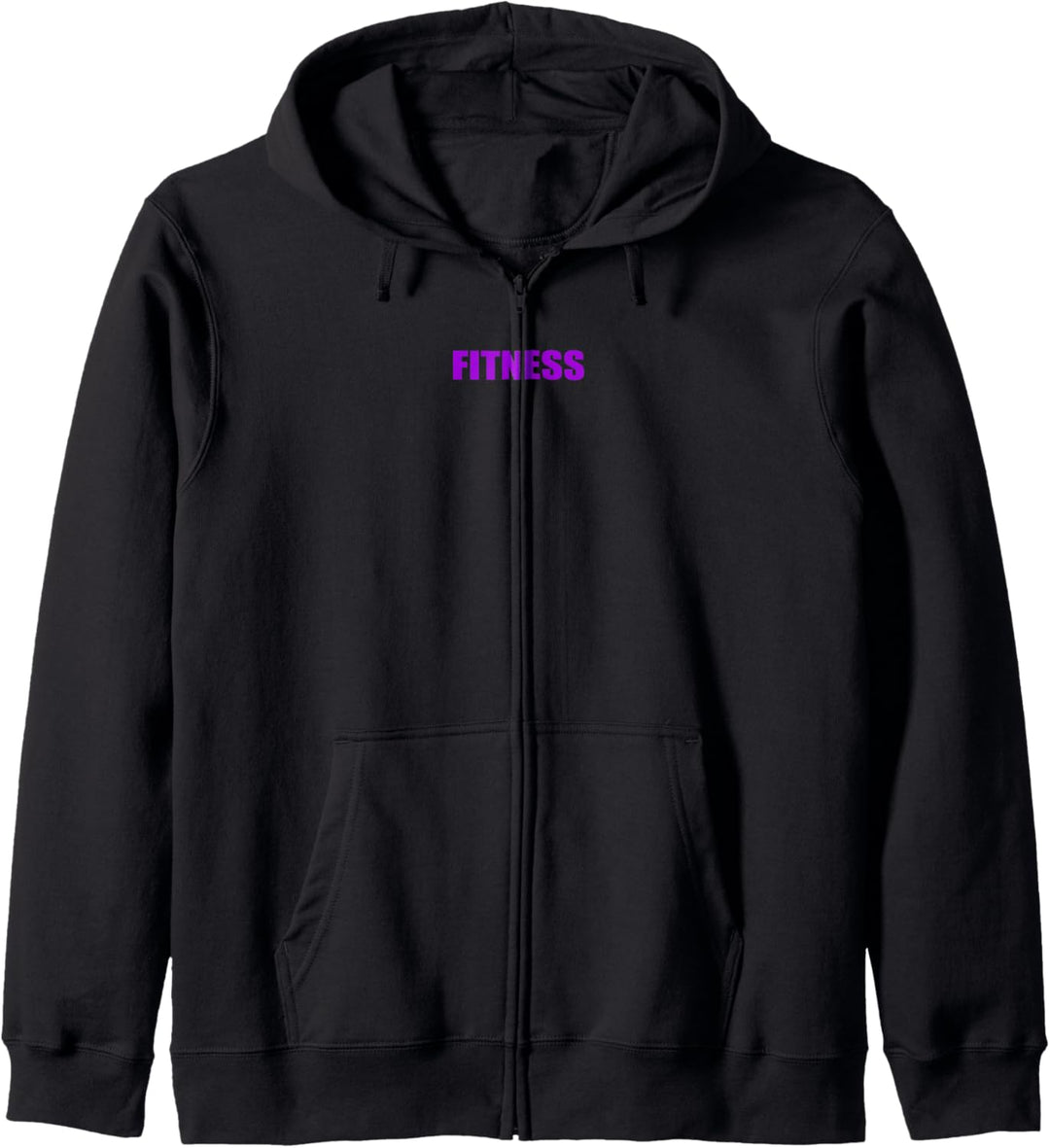 Fitness schlicht modern Lila Gym Workout lila Schrift Kapuzenjacke