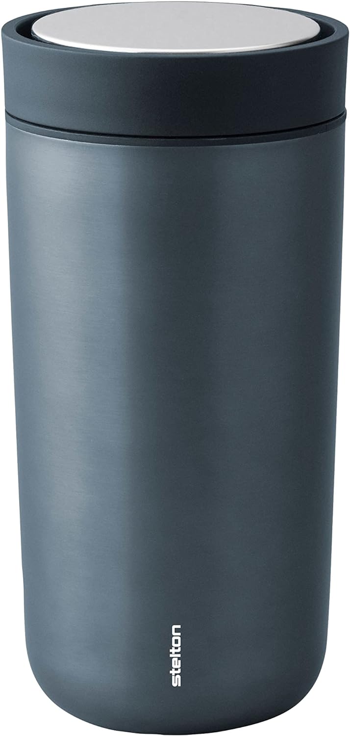 Stelton to-Go Click - Thermobecher, doppelwandige Isolierflasche - Rostfreier, auslaufsicherer Kaffe