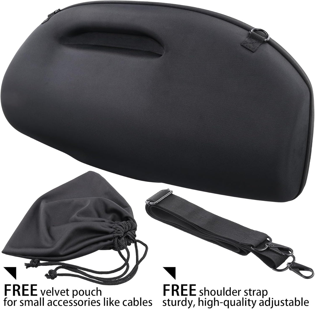 co2CREA Hart Tragetasche mit Mini Zubehörtasche und Schultergurt Für JBL Boombox 3 /Boombox 3 WiFi/B