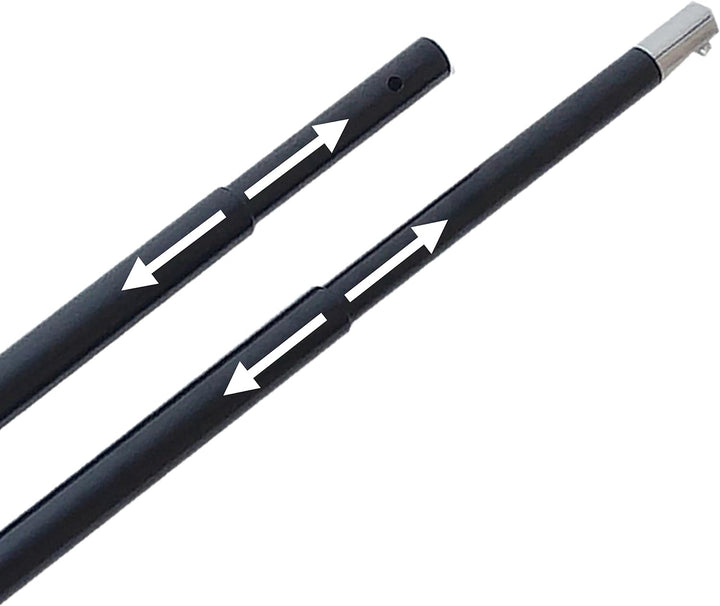 DYNASUN K903 220x300cm XL Hintergrundsystem System mit Teleskop Querstange für Hintergrund mit Tasch