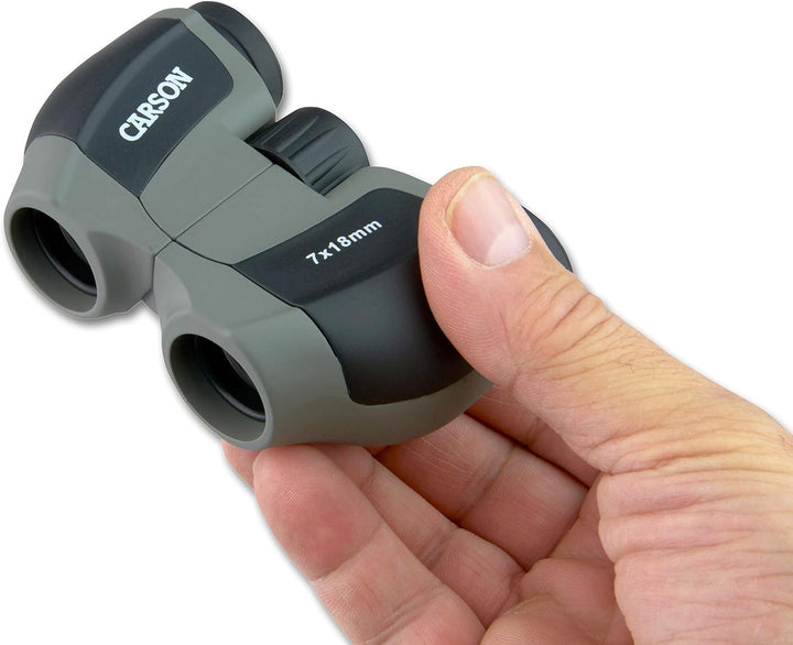 Carson MiniScout handliches 7x18mm Kompaktfernglas (JD-718) 7x18mm Compact-Size, 7x18mm Compact-Size