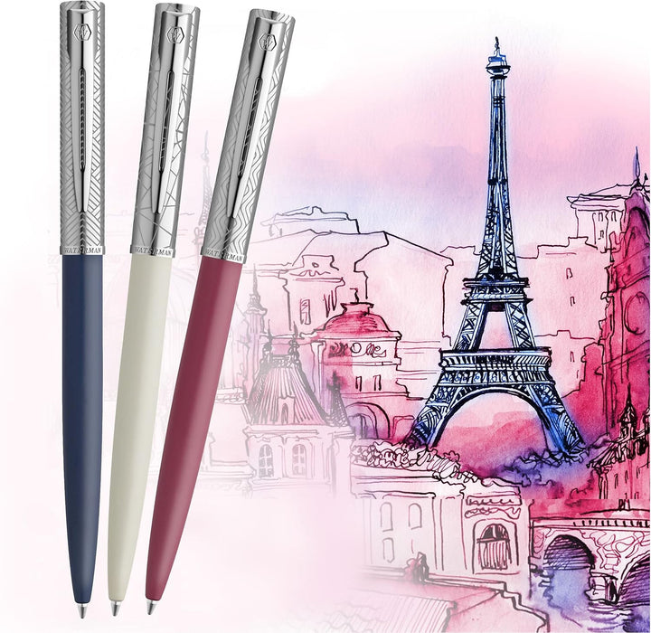 Waterman Allure Deluxe Kugelschreiber, Rosa, Mittlere Spitze, Blaue Tinte, Geschenkbox