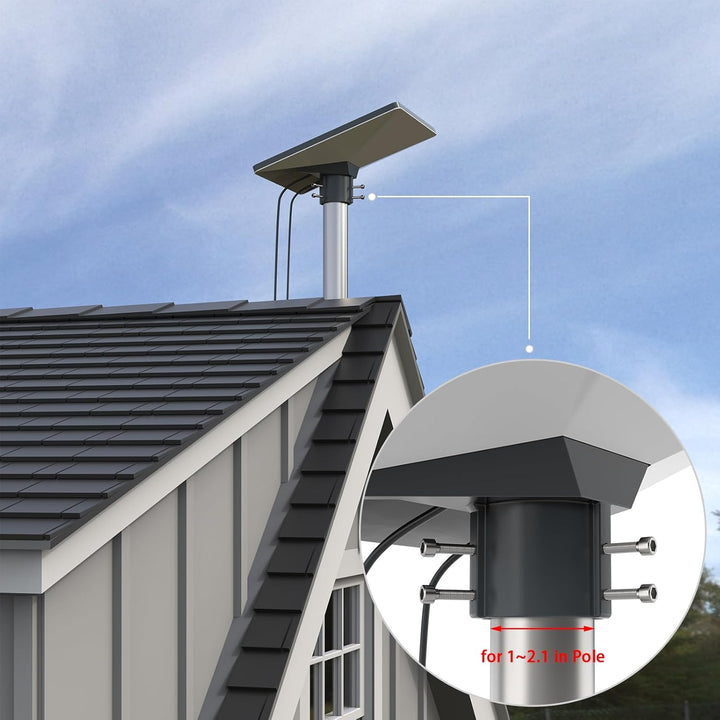 HOLACA Starlink Mini Rohradapter, Dachrohr Halterung Metalladapter für Variable Mastgrössen (1"-2.1"