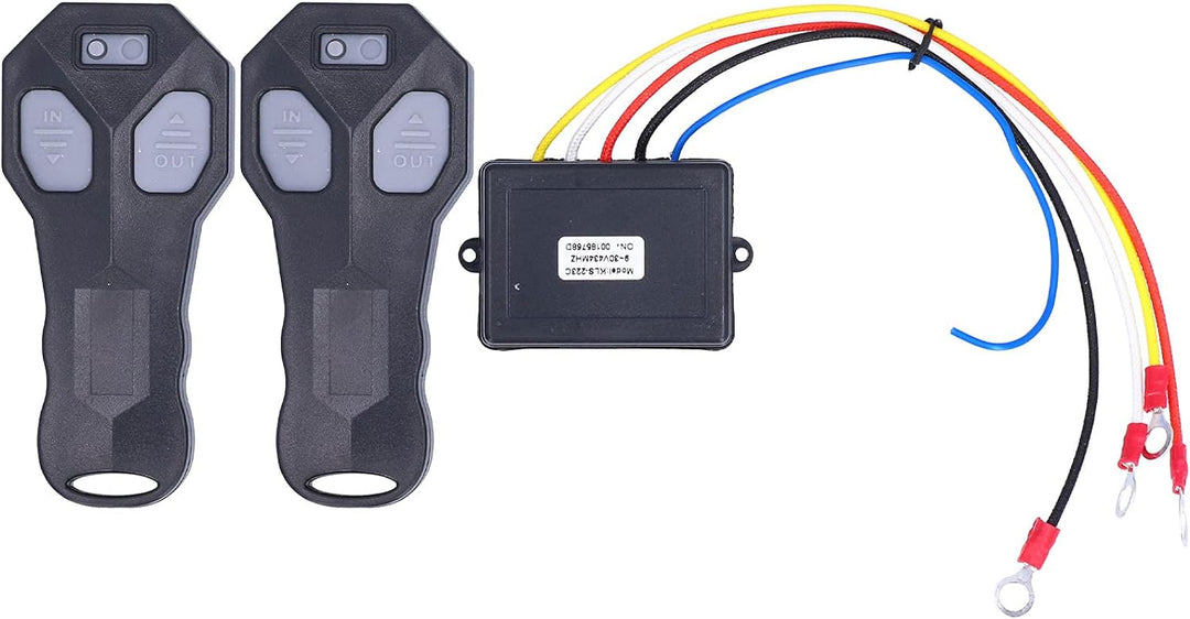 2 Stück Drahtlose Winden-Fernbedienung, Drahtloses Winden-Fernbedienungs-Controller-Kit 12 V Elektri