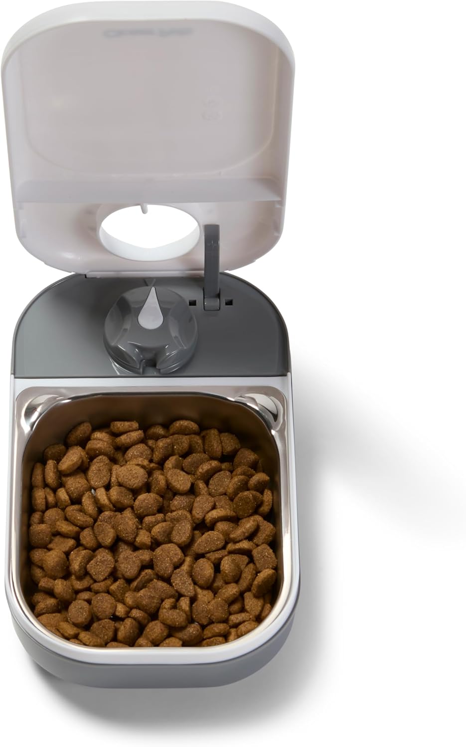 Closer Pets C100 One Meal Automatischer Futterspender für Katzen und kleine Hunde mit Edelstahl-Futt