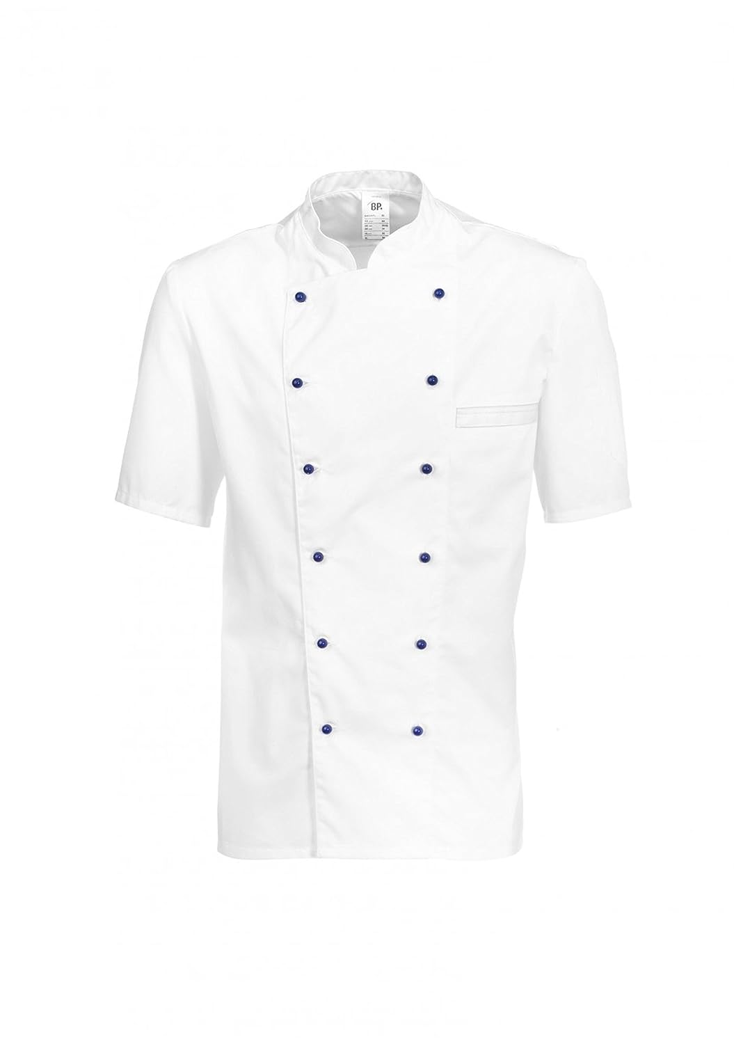 BP Gourmet 1546-400-21 Kochjacke 1/2 Arm - 1/2 Ärmel - 65% Polyester, 35% Baumwolle - Normale Passfo