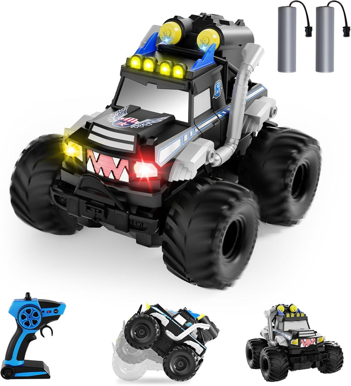 Dysaim Amphibienfahrzeug Ferngesteuertes Auto Offroad, Monstertruck Ferngesteuert, Kinder Spielzeug
