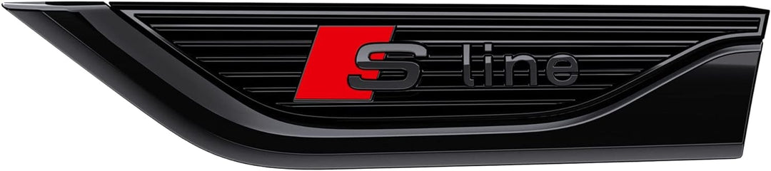 Audi 8W6071807G Plakette S-Line, Links, Element Kotflügel, schwarz