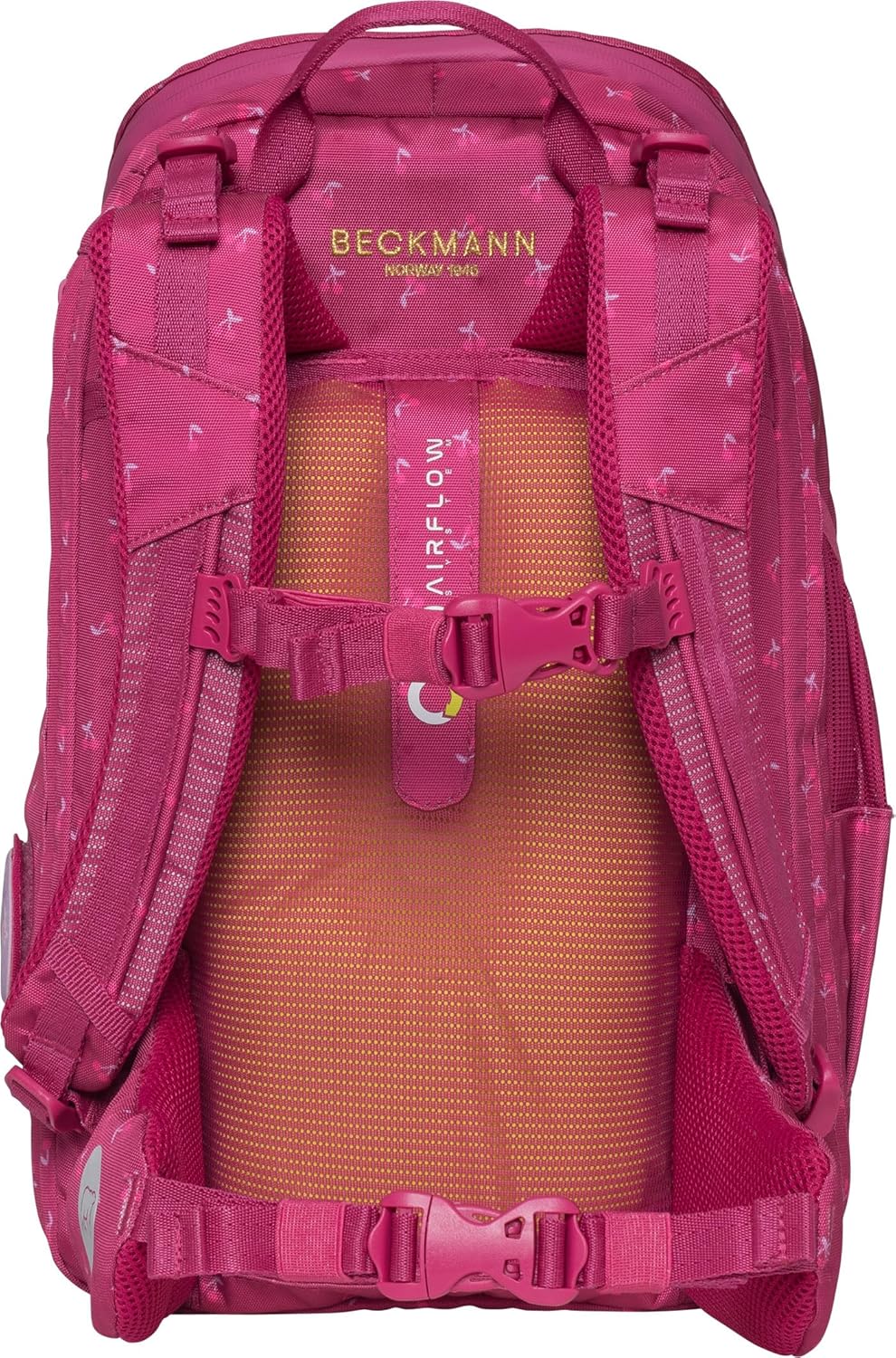 BECKMANN, Schulrucksack-Set Active Air FLX, 6-teilig, Grundschule, inkl. Regenüberzug, 22L, Cherry