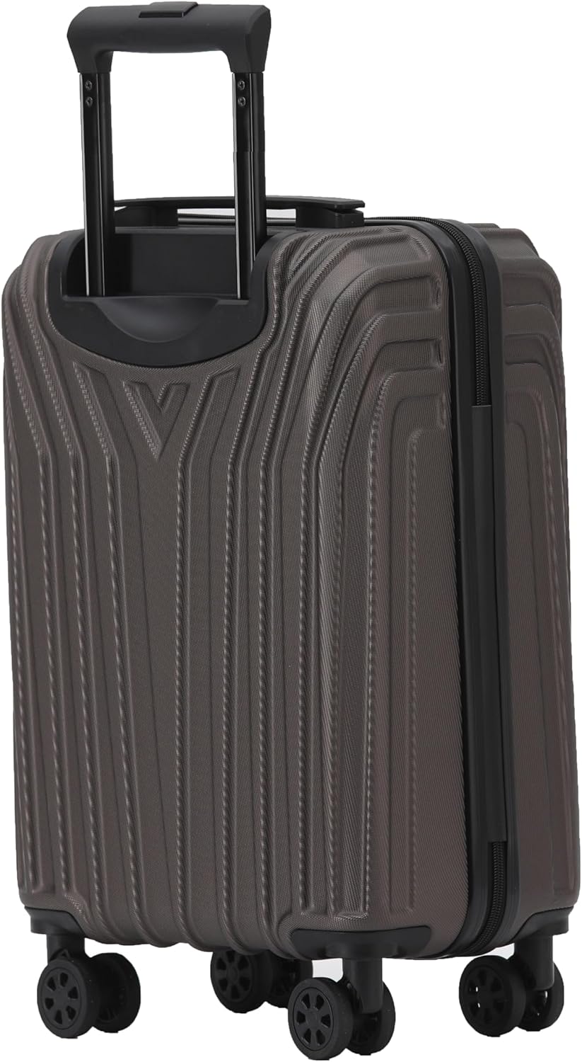 BEIBYE Kofferset Rollkoffer Koffer Hartschale,TSA Schloss, Zwillingsrollen, Erweiterung (Coffee, 55