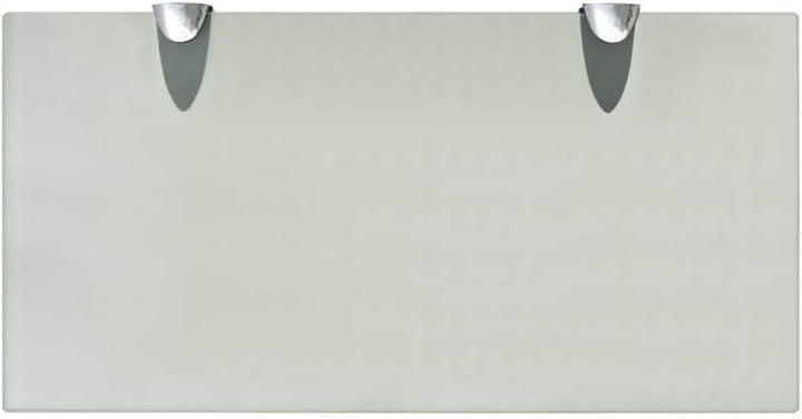 FIRBNUS Wall Shelf 2 Stück 40x20x0,8 cm Bad Regal Ablagen Regal Glas Schwebend für Wohnzimmer Badezi