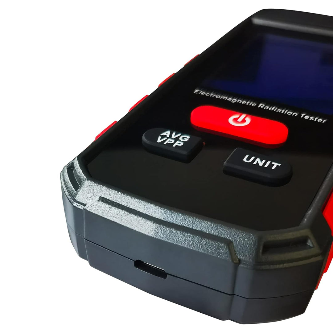 AMTAST Tester für elektromagnetische Strahlung EMF Messgerät Zähler Digitaler Detektor für elektroma